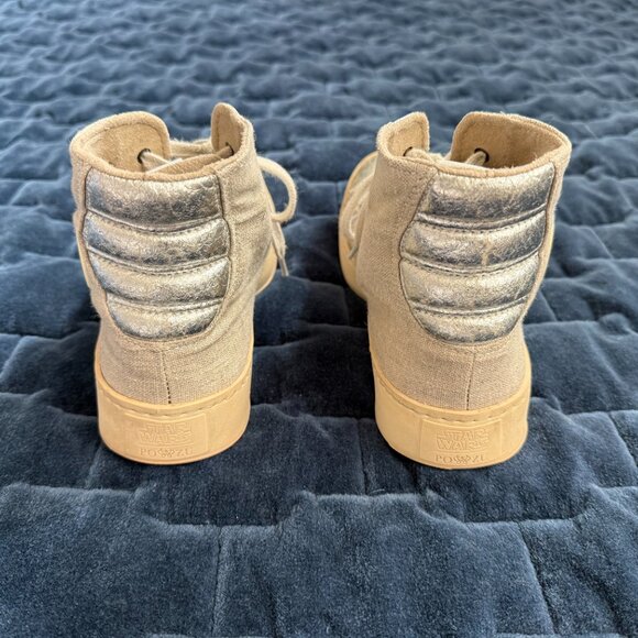 Po-Zu Star Wars Limited Edition Silver Resistance Sneakers - EU 38 (No. 82/1000) - Picture 8 of 12